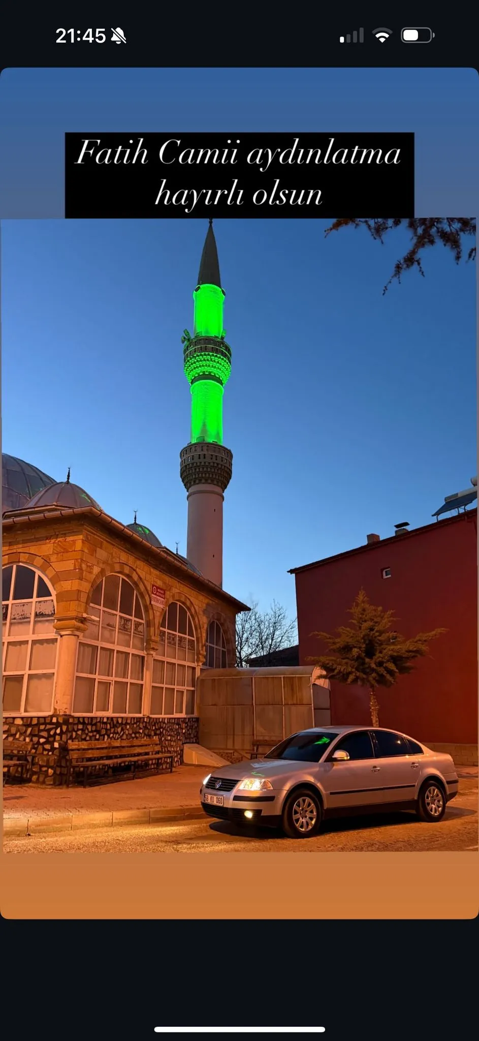 Aksaray Ortaköy Cami Aydınlatması