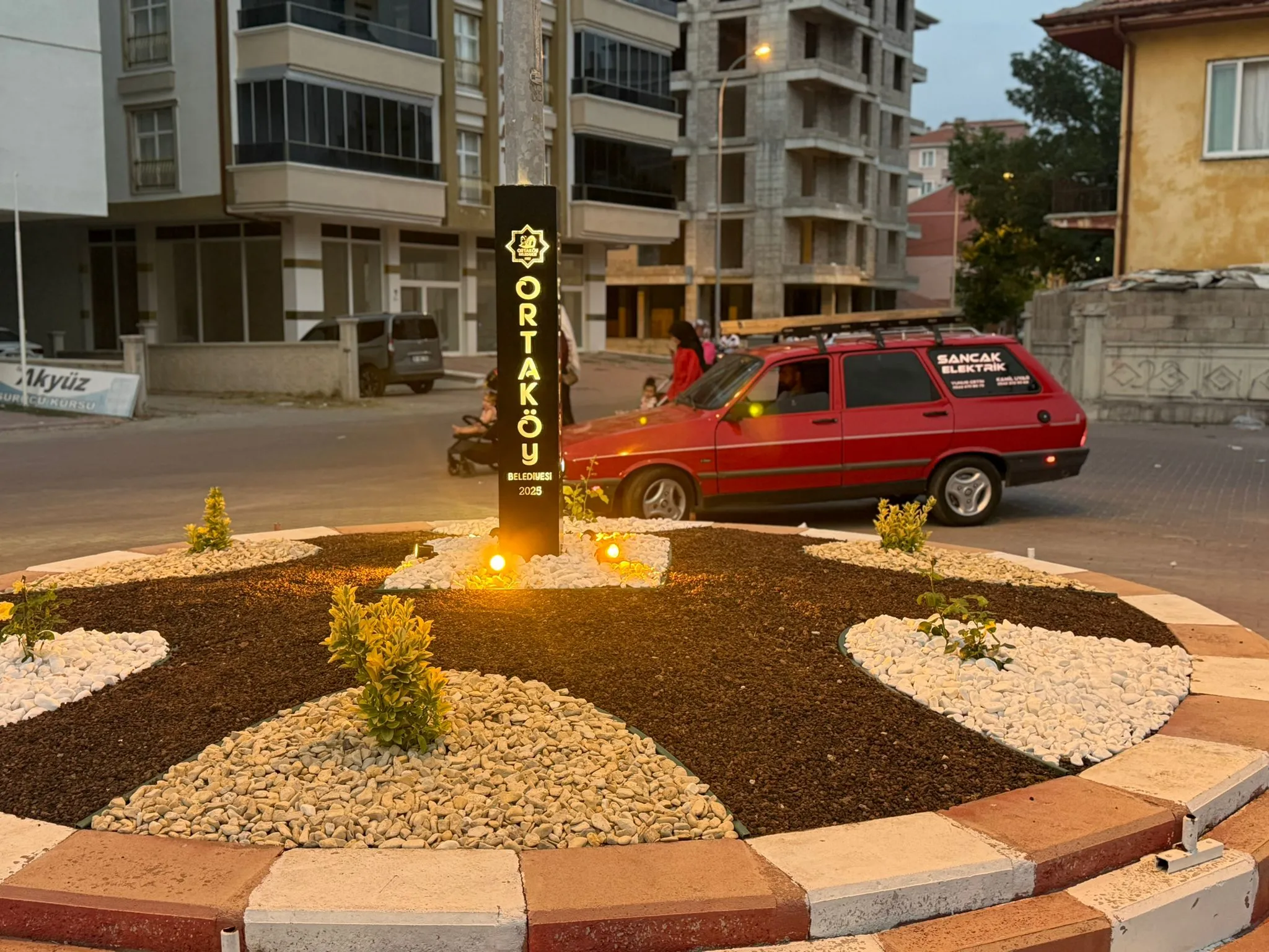 Aksaray Ortaköy Belediyesi Kaldırım Aydınlatma